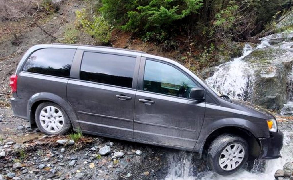 Jane Whitehouse's van was found on a remote logging road. (Courtesy Alfred Fuchs)