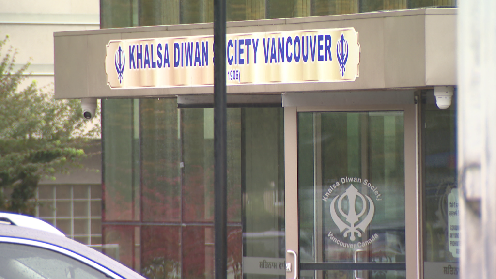 The Khalsa Diwan Society Gurdwara on Ross Street in Vancouver on Friday November 1, 2024.