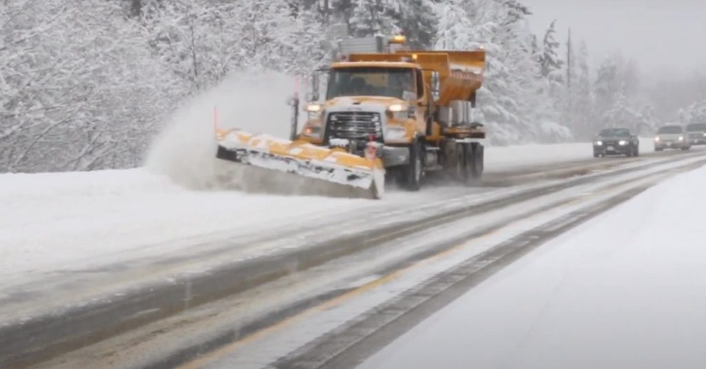 Wet snow falling on most of B.C.'s mountain highways Saturday