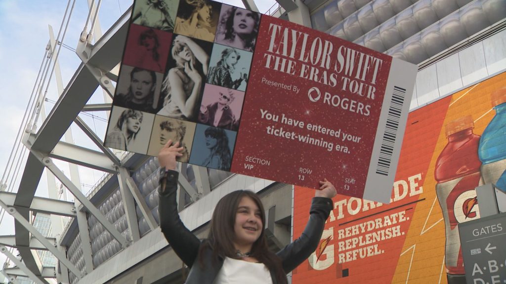 Burnaby girl with chromosomal disorder surprised with Taylor Swift tickets