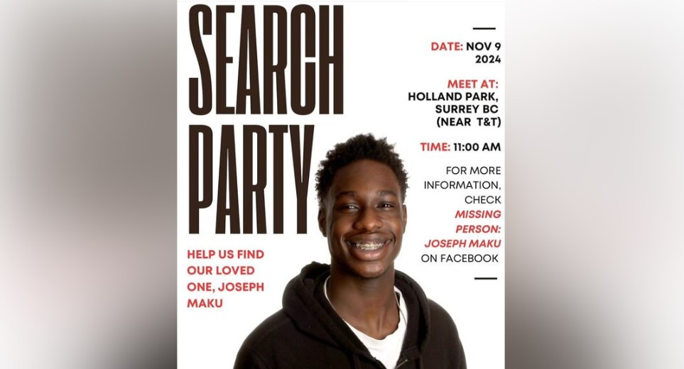 The family of a missing18-year-old, who has been missing since Oct. 22, has organized the event in the hopes of bringing him back home.