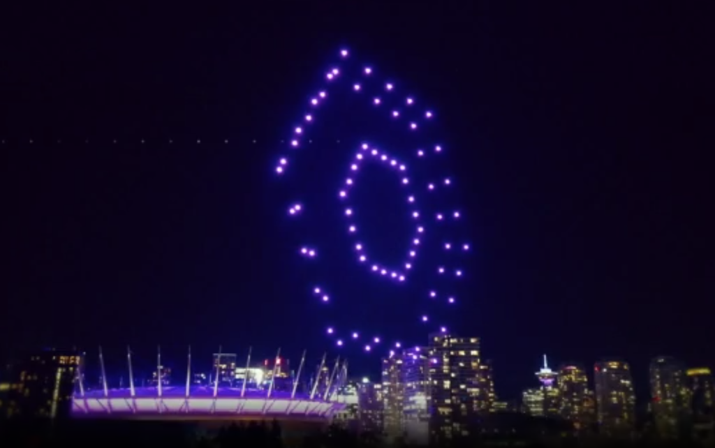 Vancouver drone show ahead of Grey Cup postponed for wet weather