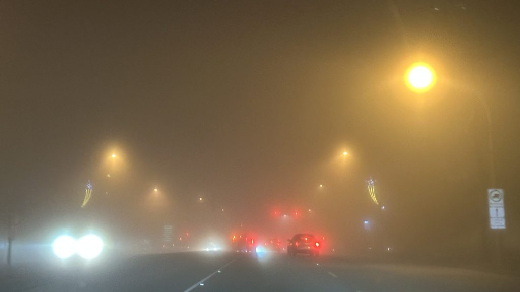 'Near zero visibility' fog to cover Lower Mainland overnight