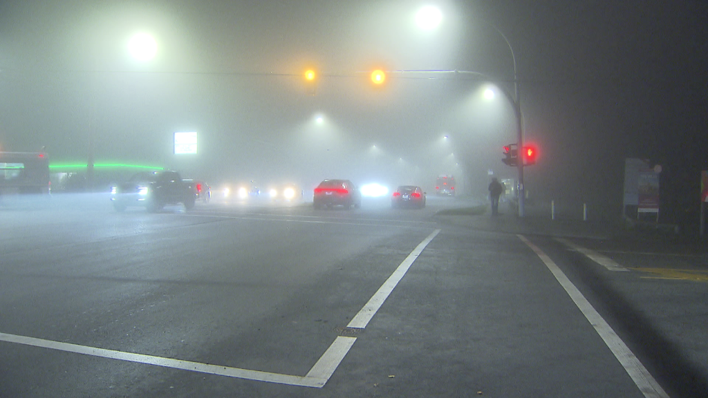 ‘Near zero visibility’ fog to cover Lower Mainland again