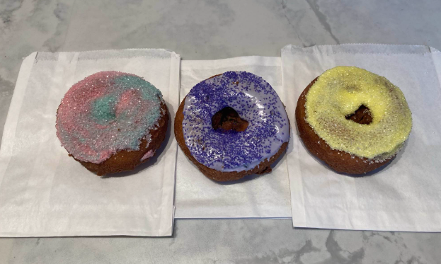 Taylor Swift-themed donuts at Lee's Donuts in Gastown. 