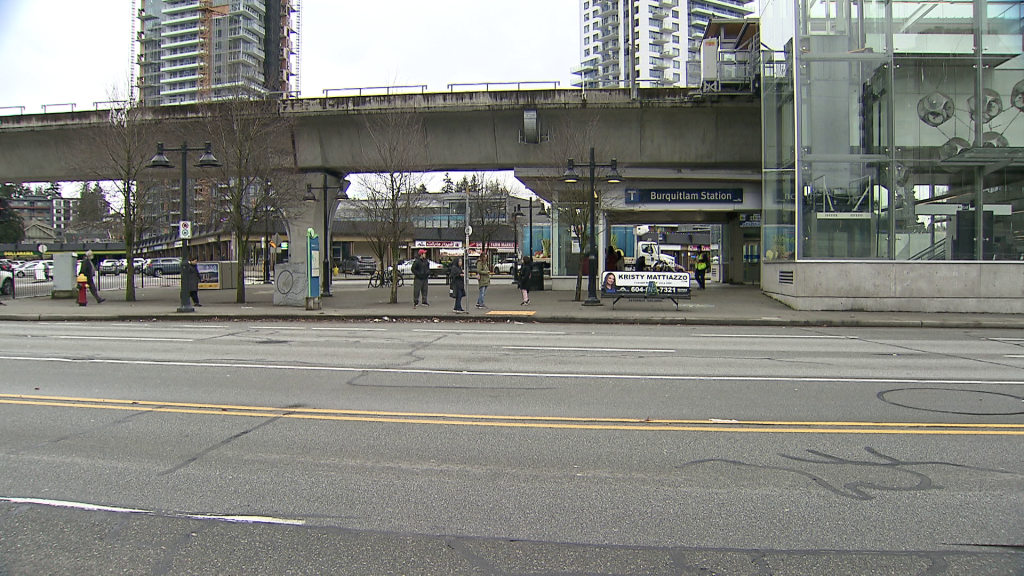 The Burquitlam SkyTrain Station in Coquitlam is seen on Sunday December 8, 2024.