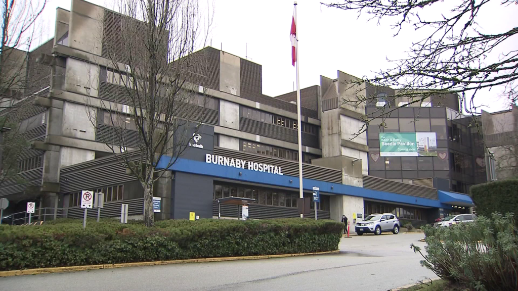 Exterior of the Burnaby Hospital