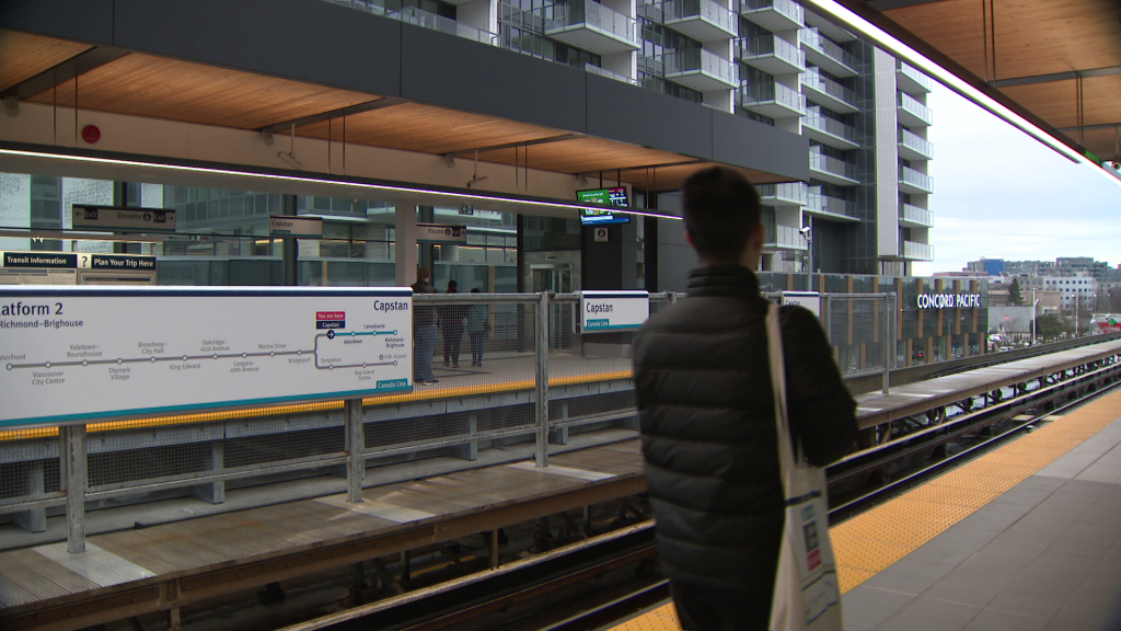 The new Capstan Station opens in Richmond, B.C. on Friday December 20, 2024.