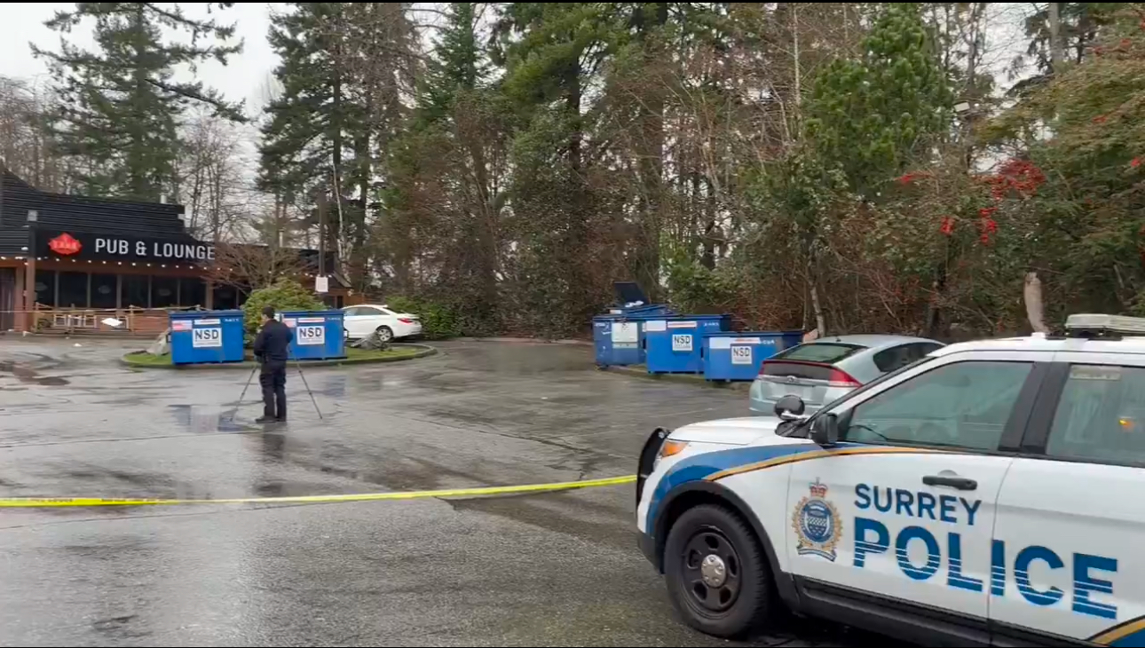 Two men injured after shooting outside Surrey pub overnight