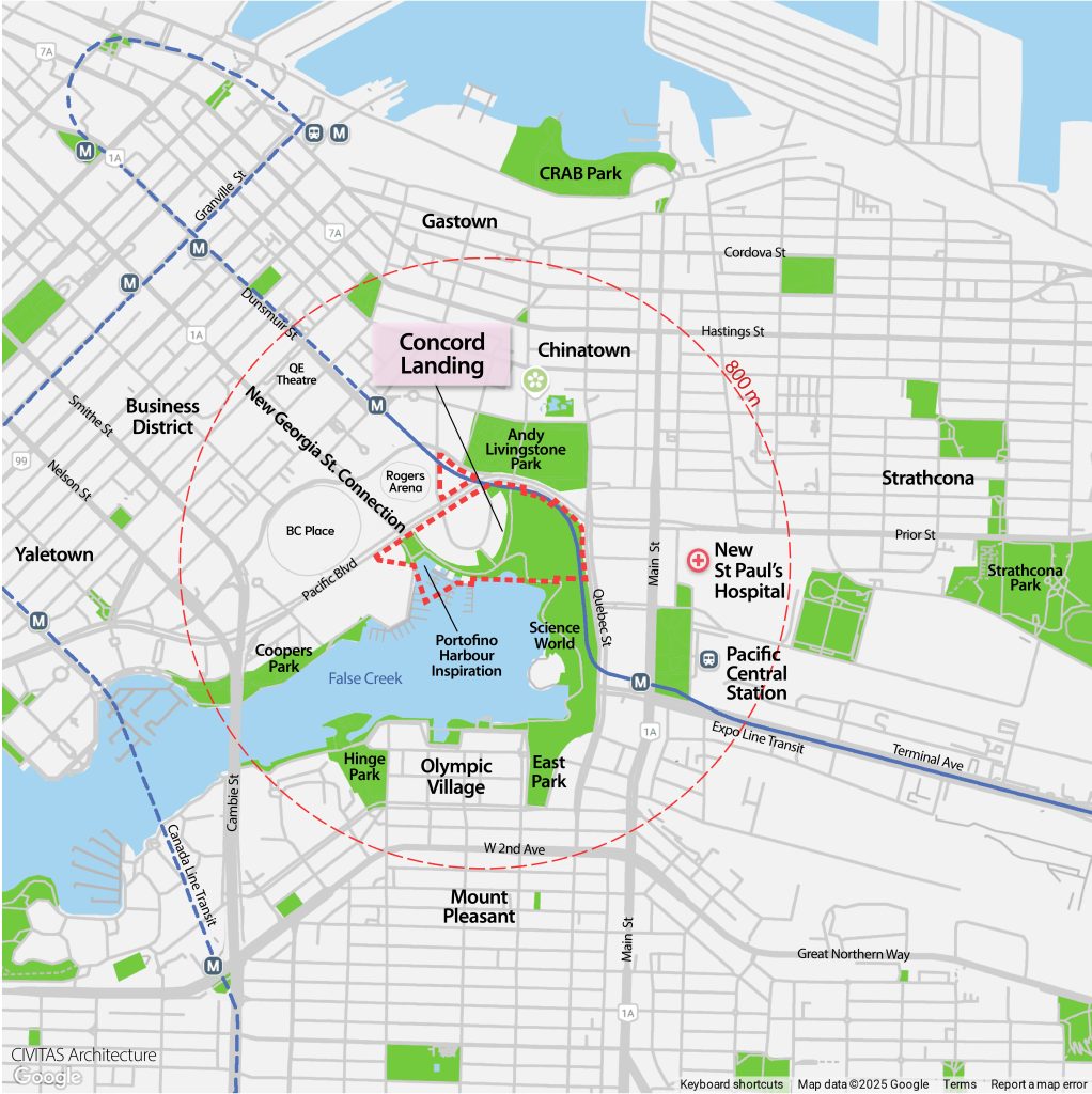 Concord Landing at The Head of False Creek. (Courtesy Concord Pacific)