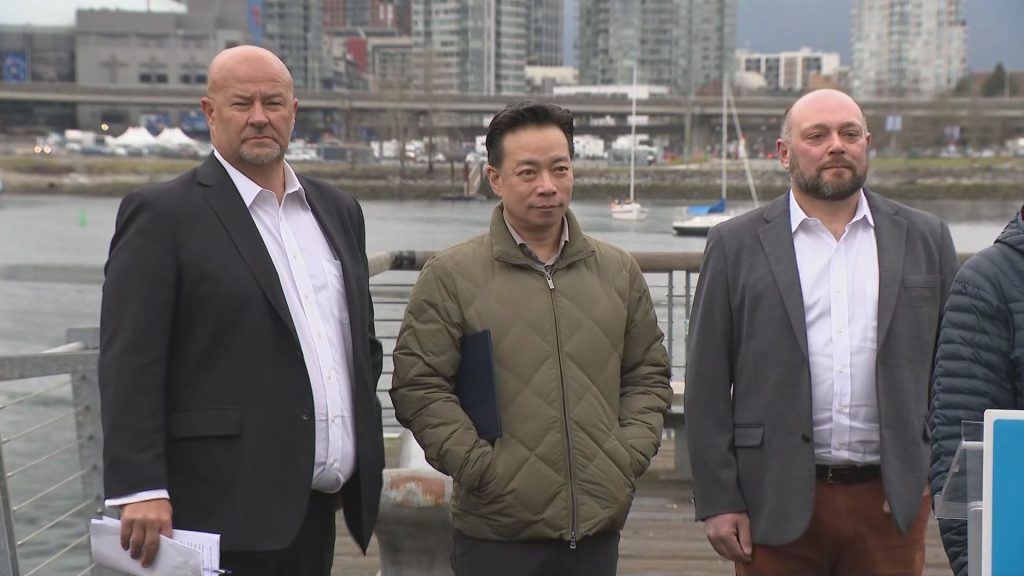 Mayor Ken Sim presented Vancouver Police Sgt. Ralph Kaisers, and Jaime Stein, who ABC calls a leader in tech and a community and business advocate, as the party's two candidates for this spring's municipal election