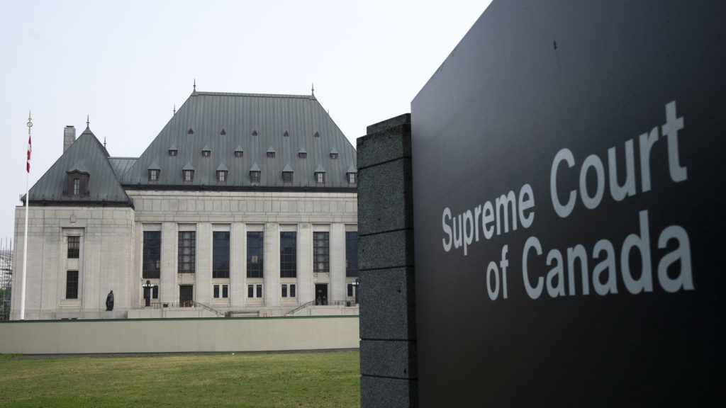 The Supreme Court of Canada is seen in Ottawa on June 16, 2023. THE CANADIAN PRESS/Adrian Wyld