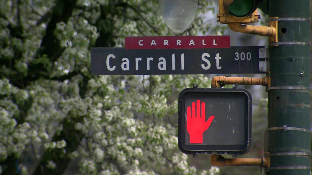 West Hastings Street near Carrall Street in Vancouver