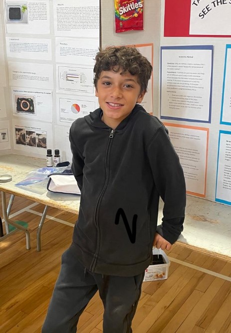 Lionel Hall pictured at a science fair