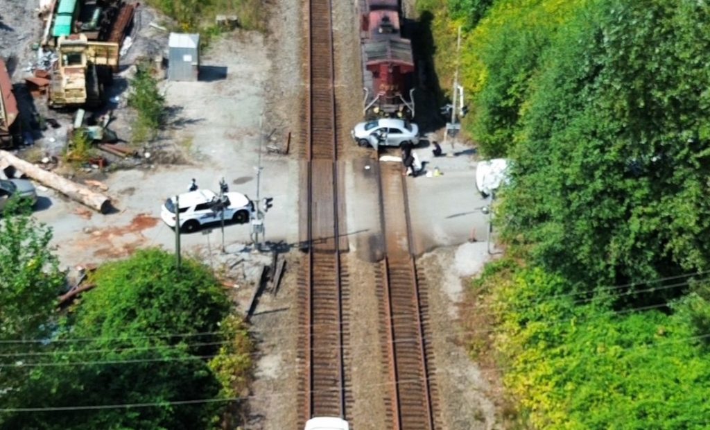 Ridge Meadows RCMP says it is investigating a fatal collision between a vehicle and a train in Maple Ridge Wednesday morning.