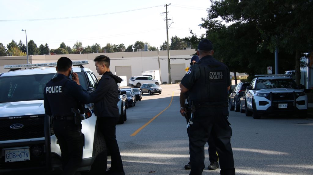 The Richmond RCMP is responding to an unfolding incident in Richmond on Monday.