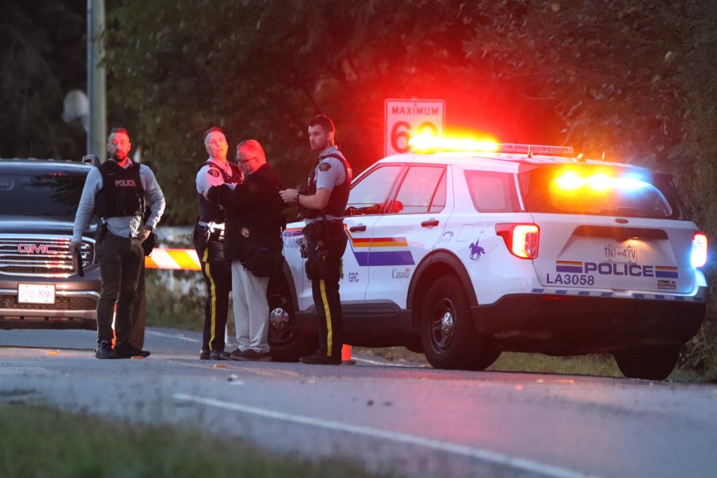 Emergency crews respond to a fatal crash in Langley