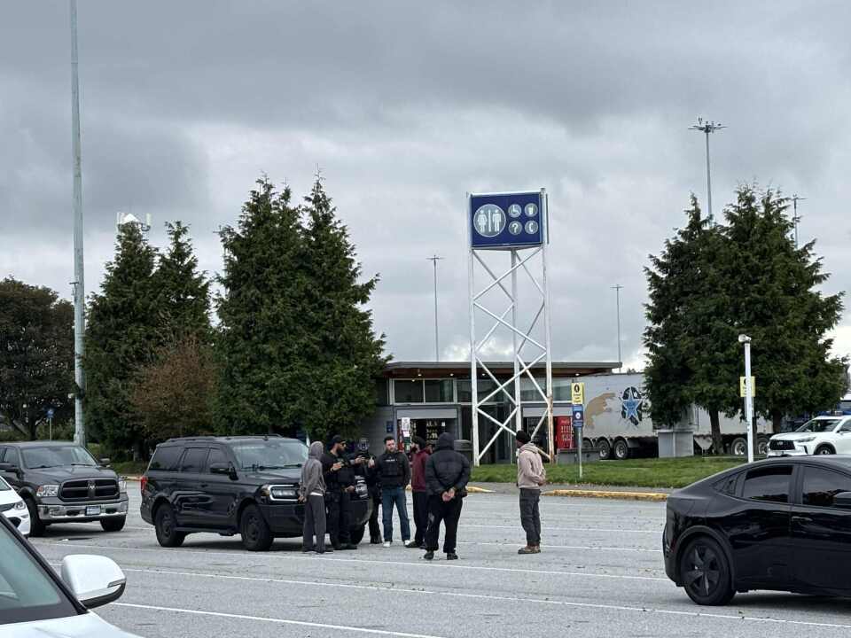 Large RCMP presence at Tsawwassen terminal