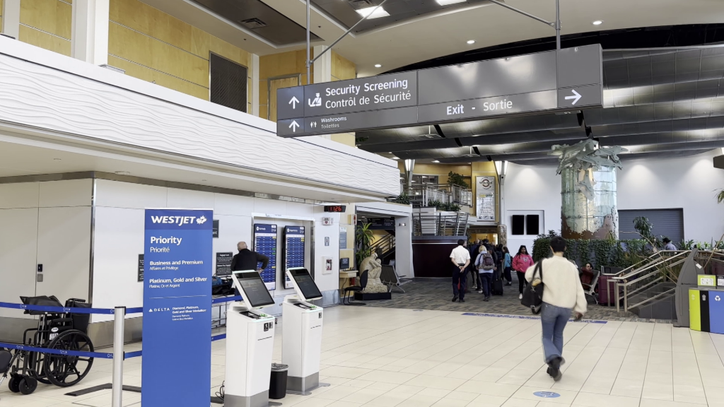 The Kelowna Airport on Wednesday October 15, 2025.