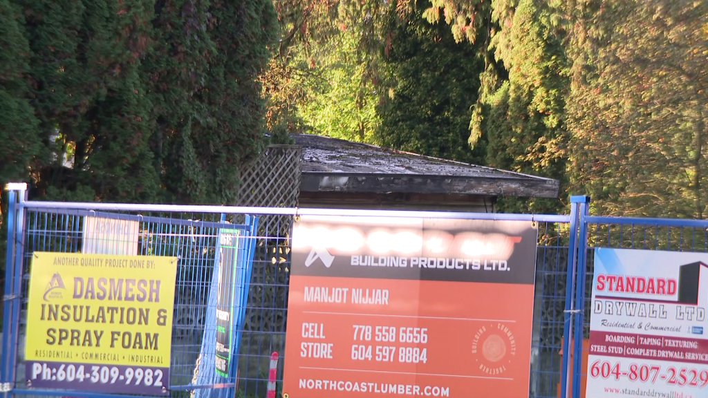 Surrey Fire crews on scene near 106 Avenue and 128 Street