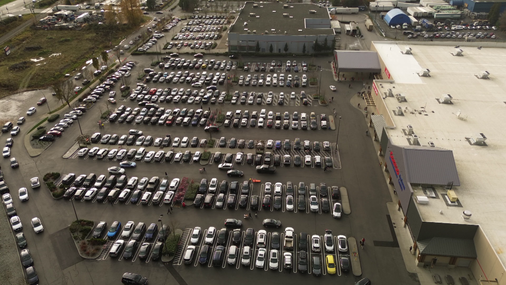 The Costco Business Centre is seen from above on Tuesday November 18, 2025.
