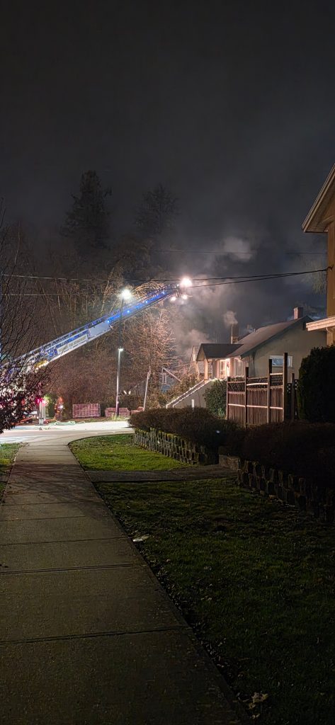 Burnaby crews respond to fire in city's southeast