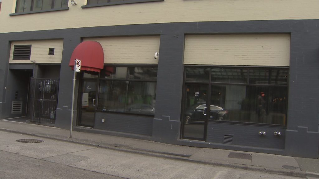 The area near Nelson and Hamilton. in Vancouver on Monday December 29. 2025. (CityNews Image)