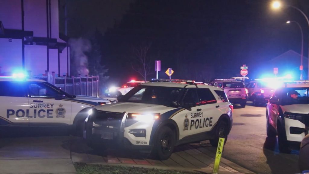 The SPS is seen investigating after a shooting at a Newton home Jan. 1, 2026.