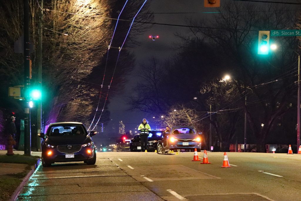 Pedestrian in critical condition after being struck by two vehicles in East Vancouver