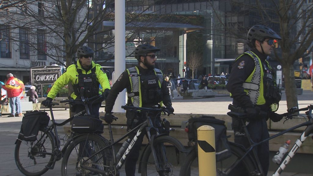 Various protests are seen outside the Vancouver Art Galley on Saturday January 17, 2026.