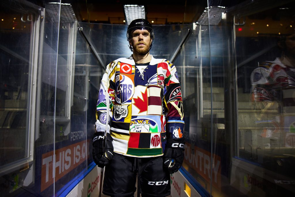 The Great Canadian Jersey: Connor McDavid first to don unique jersey that stiches together hockey history