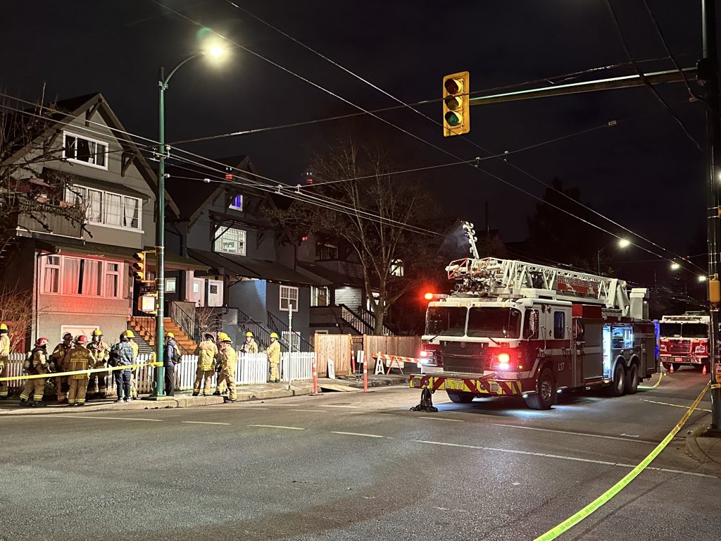 Basement explosion displaces two in Kitsilano