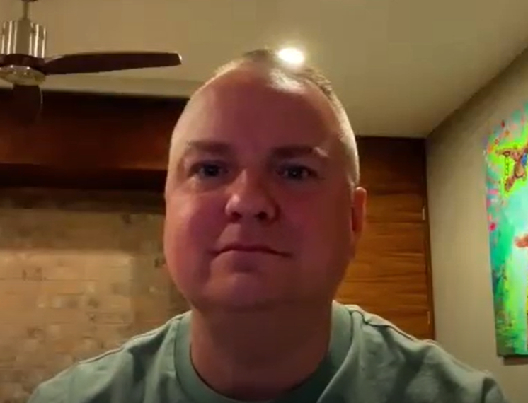 Ryan Voutilainen speaks with CityNews via Zoom from his Airbnb in Puerto Vallarta.