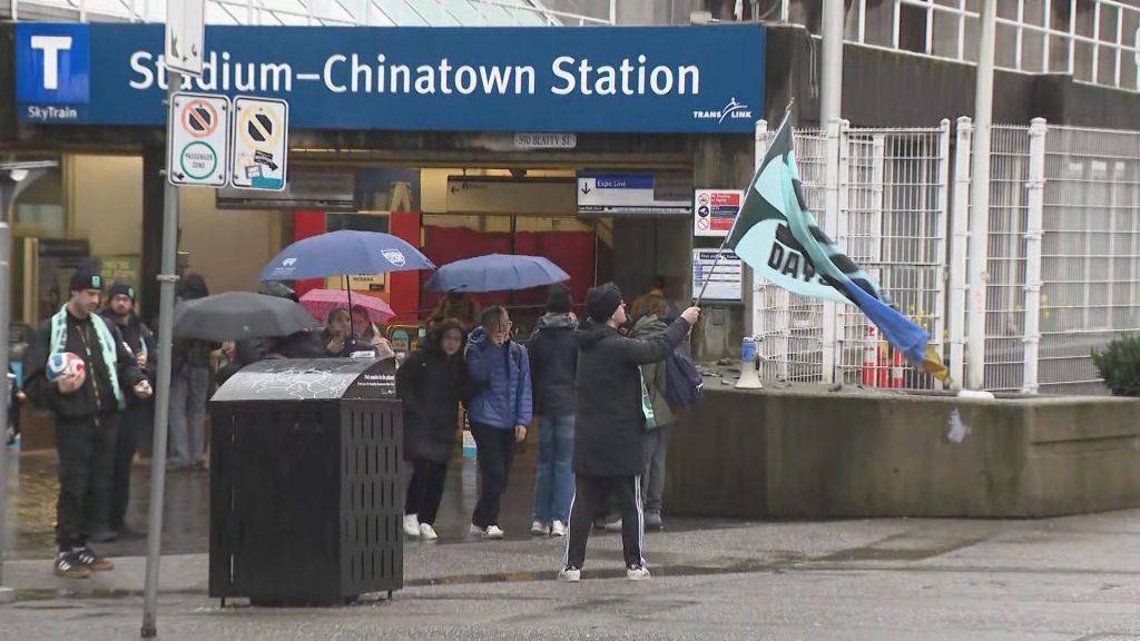Stadium–Chinatown station is seen in Vancouver on Tuesday March 3, 2026. (CityNews Image)