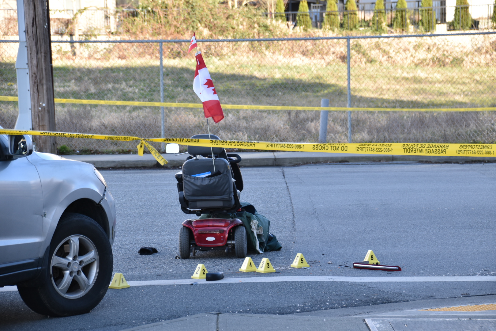 Man dead days after being hit by vehicle on mobility scooter in Maple Ridge
