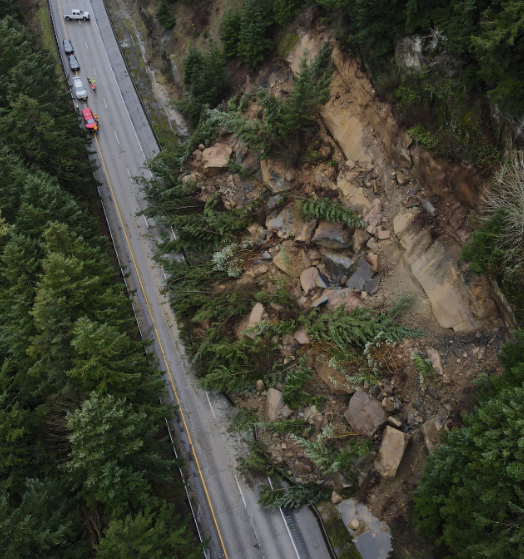 All lanes of the I-5 northbound are blocked just south of Bellingham, the Washington State Department of Transportation (WSDOT) said in a news release March 21, 2026.