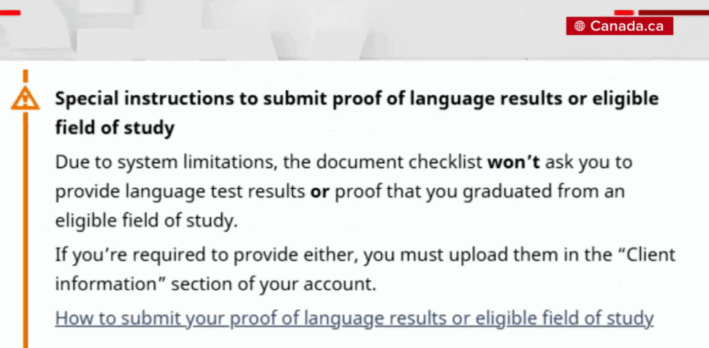 IRCC work permit application instructions.