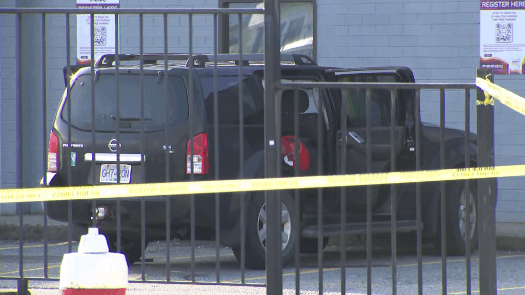 Police respond to an incident near Maple Ridge's Haney Place Mall on March 26, 2026.