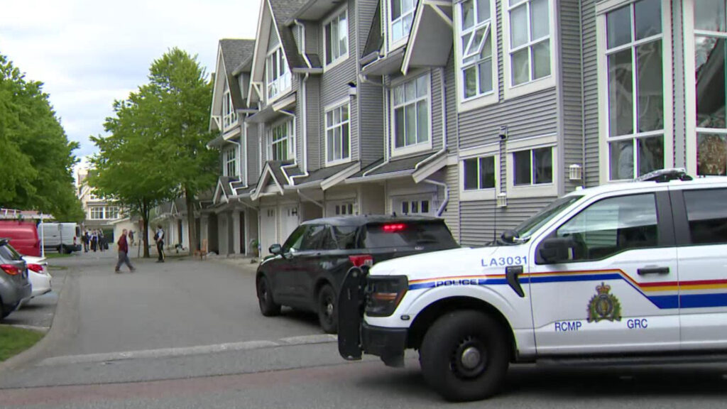 Langley RCMP investigate a stabbing near 199th Street and 64th Avenue on Thursday April 16, 2026.