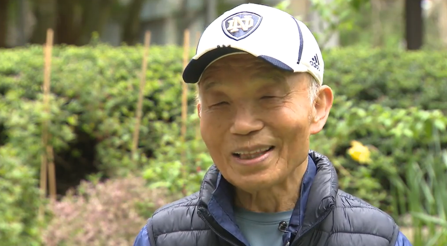 90-year-old marathoner runs for cancer research