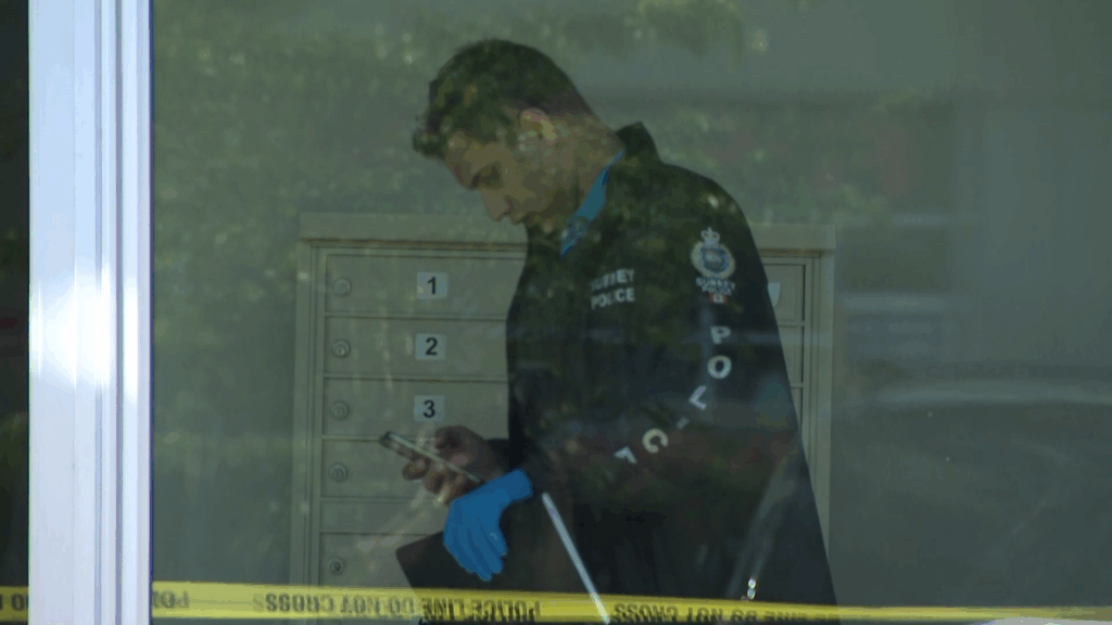 Surrey Police investigate a fatal shooting on Monday May 4, 2026.