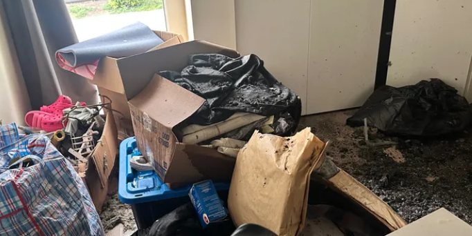 Ogechukw Ajibe tells 1130 NewsRadio that her unit is uninhabitable as a result of the water damage and a collapsed ceiling.