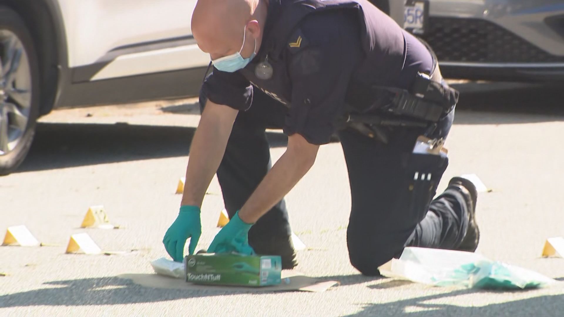 Police respond to shots fired at a home in Surrey