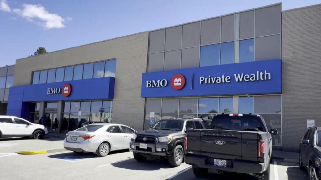 Various banks are seen on Notre Dame Drive in Kamloops on Wednesday May 20, 2026.