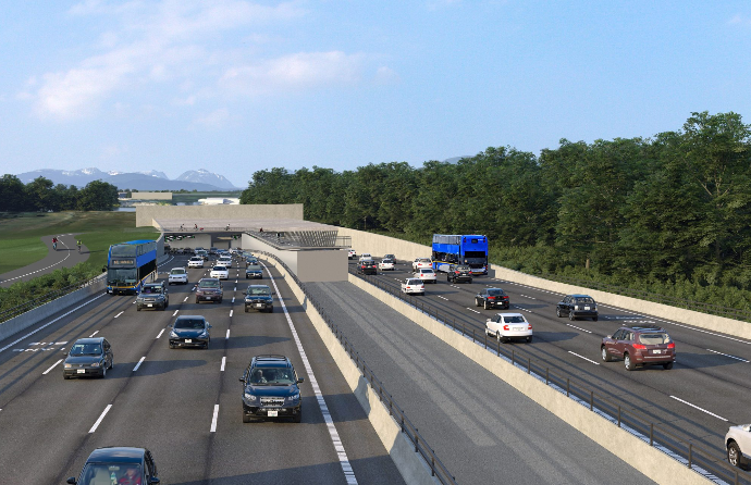 Fraser River Tunnel rendering. 