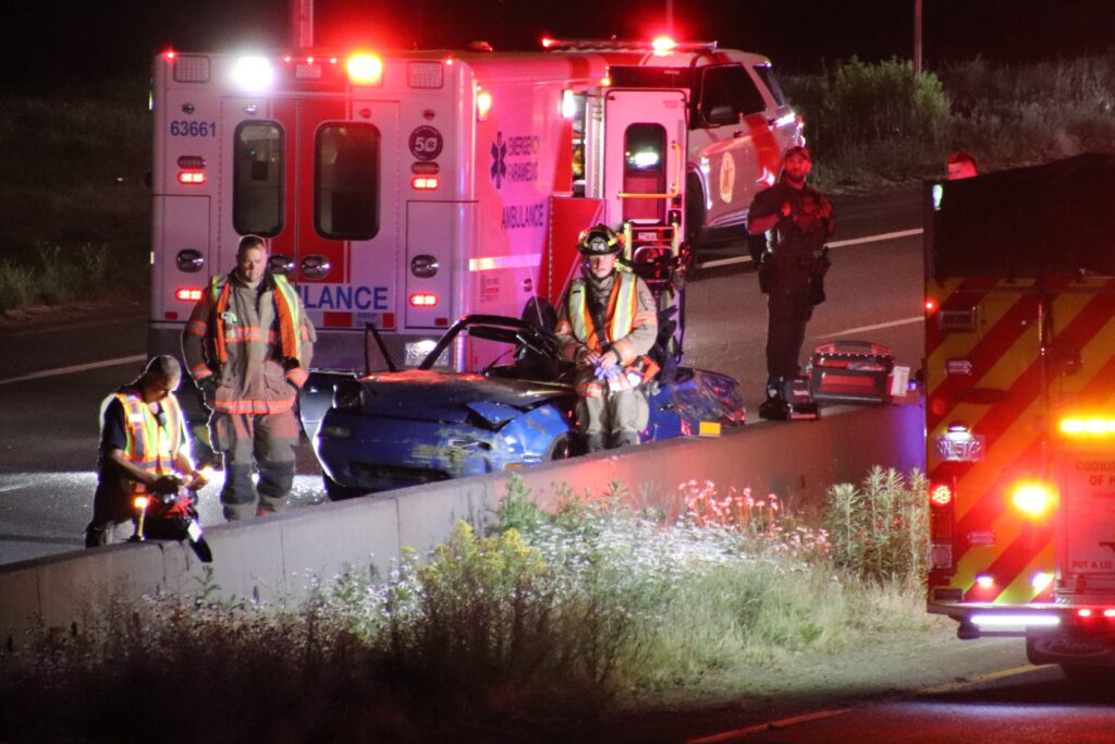 Person airlifted to hospital after crashing with deer in Chilliwack