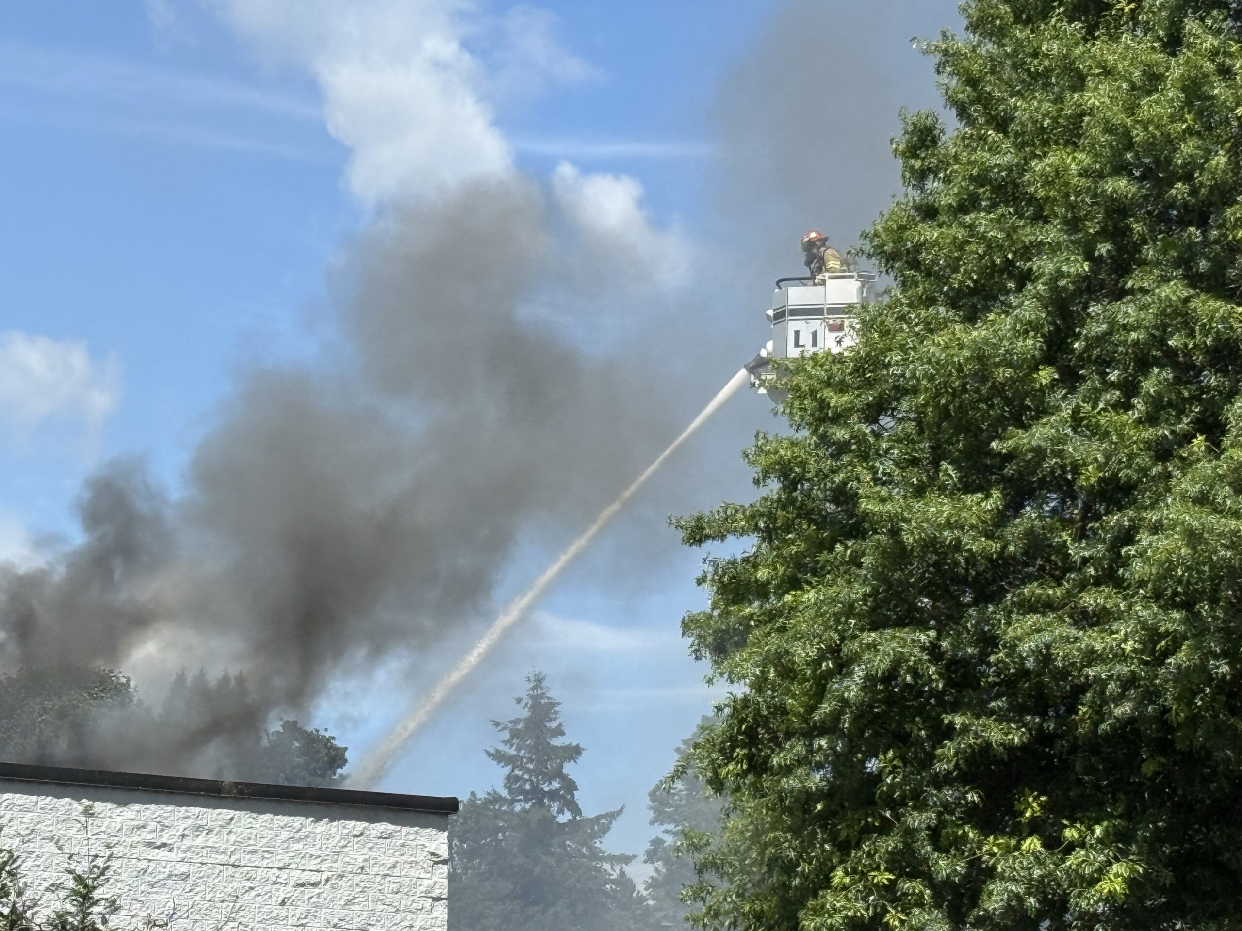 Crews knock down fire in Mission’s homeless shelter