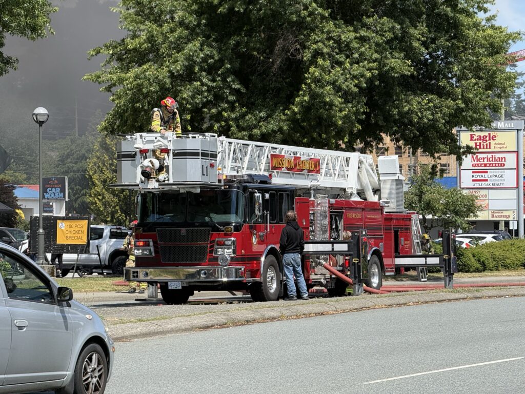 Crews knocked down fire in Mission’s homeless shelter