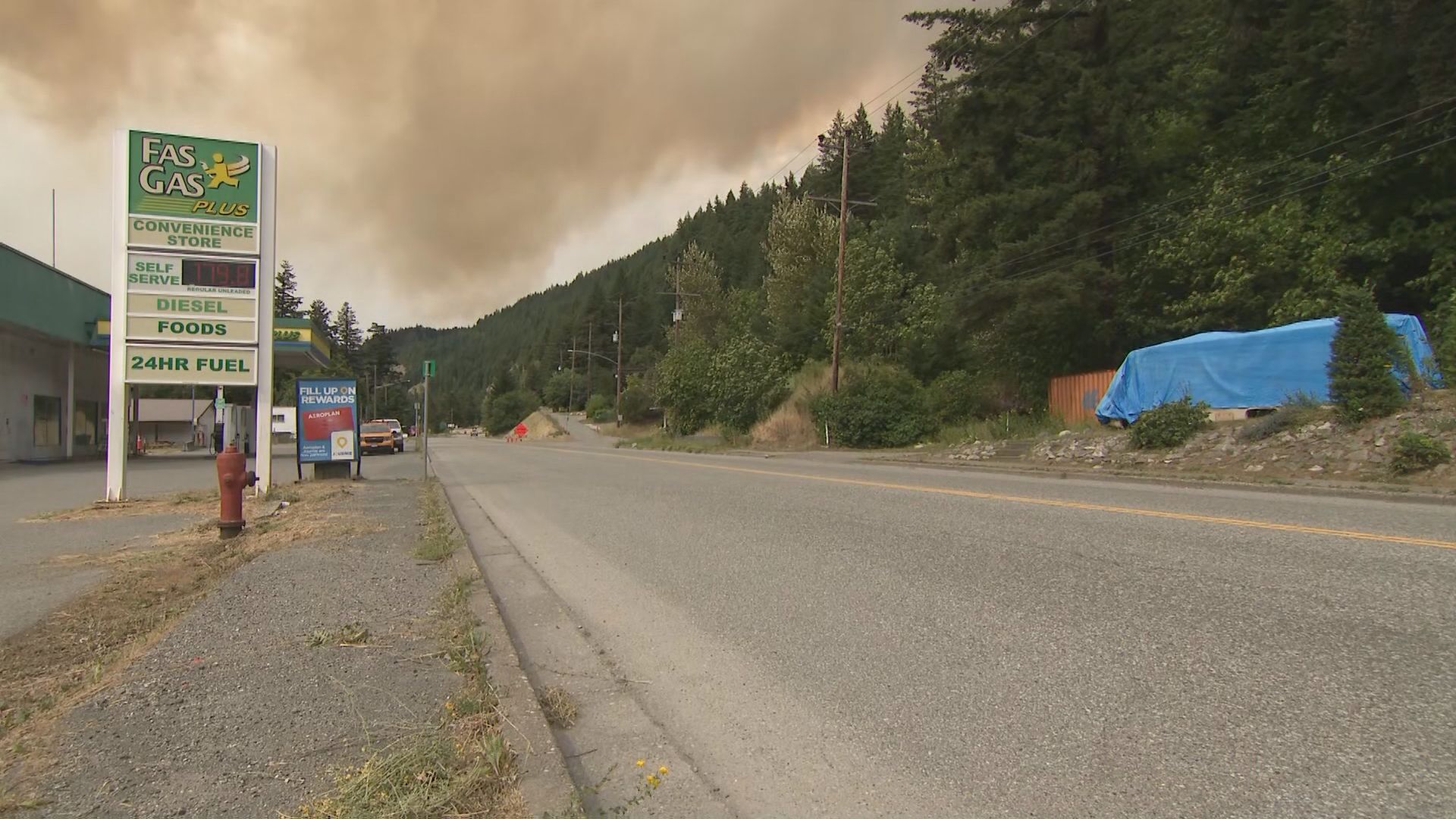 BC Wildfire Service crews tackle wildfires near Boston Bar, B.C. on Thursday July 9, 2026.