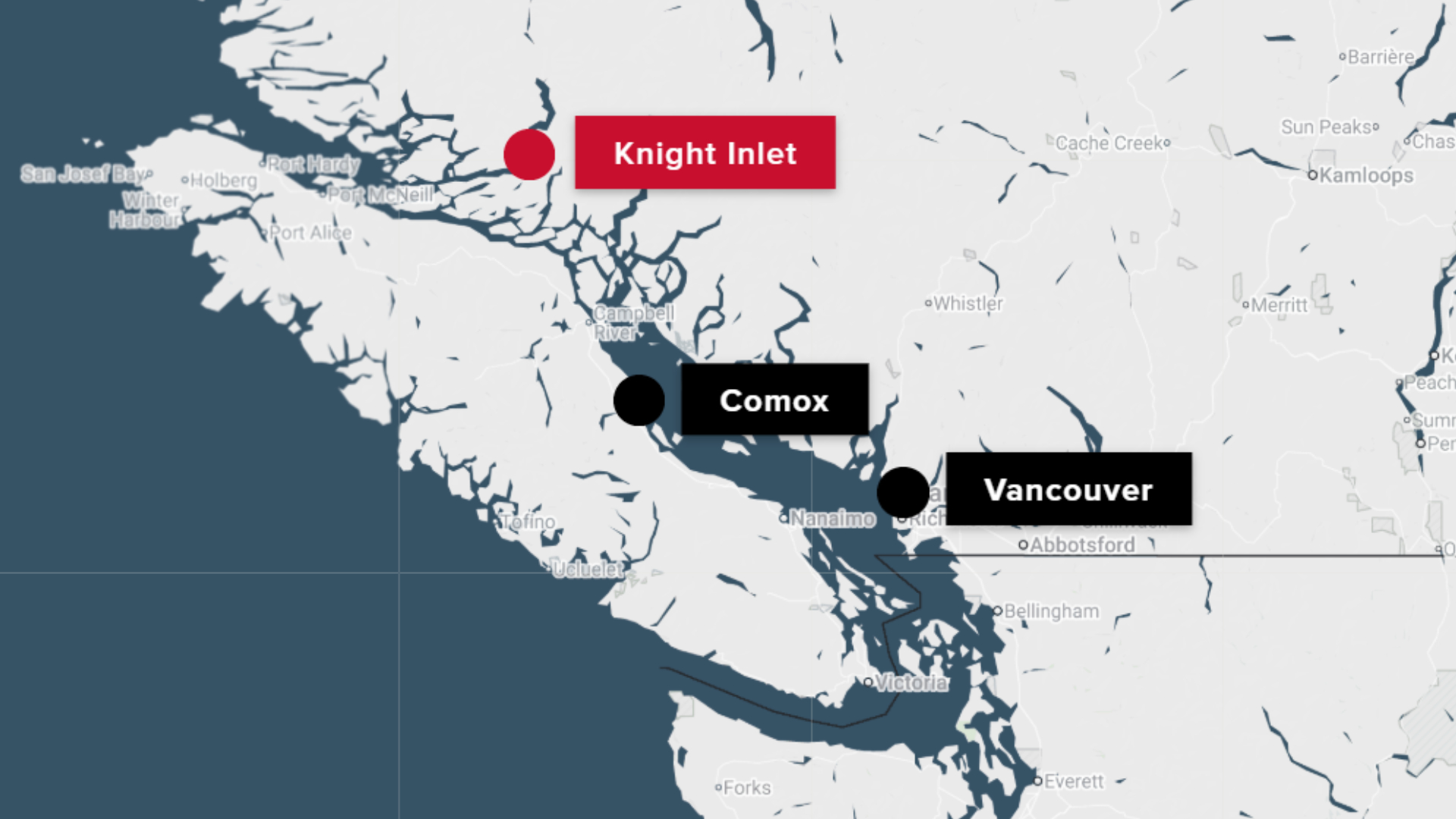 2 dead, 1 survived after helicopter accident near Knight Inlet